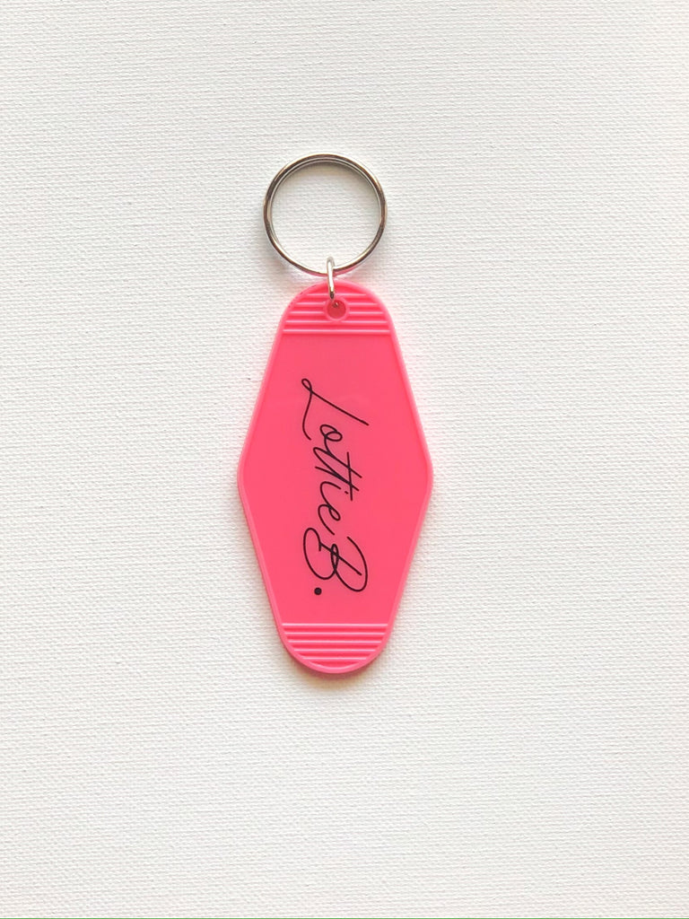 Lottie B. Retro Keychain