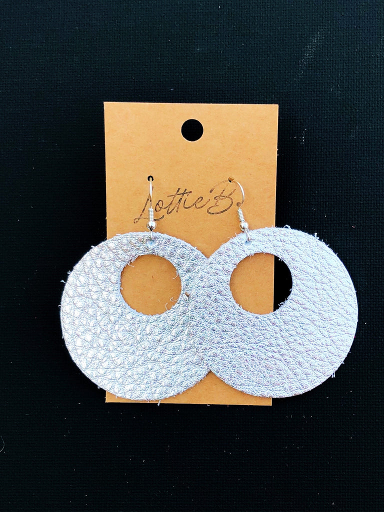 Silver Metallic Kati Earrings